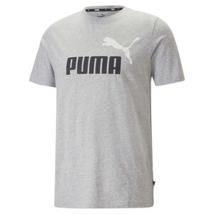 Puma Ess   2 Col Logo Tee - light gray heather