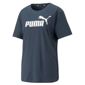 Puma Ess Logo Boyfriend Tee - dark night