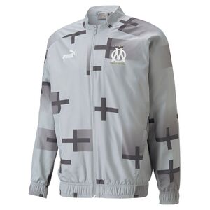 Puma Om Prematch Jacket - cool gray 7-puma white