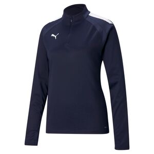 Puma teamLIGA 1/4 Zip Top W - blau