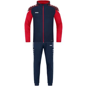 Jako Trainingsanzug Polyester Performance Mit Kapuze - marine/rot