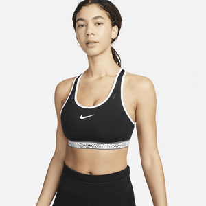 Nike Swoosh On The Run Leicht gef�tterter Sport-BH mit mittlerem Halt und Taschen f�r Damen