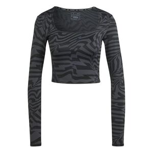 adidas TrainIcons Training Jacquard Crop Longsleeve