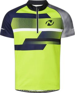 Nakamura He.-Fahrrad-Trikot Tiago Ii M - green lime/navy dark