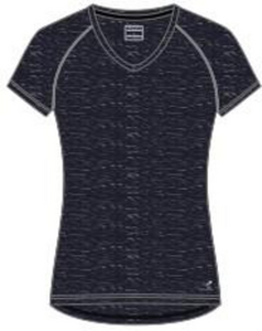 Energetics Da.-T-Shirt Natalja Ss W - melange/anthracite