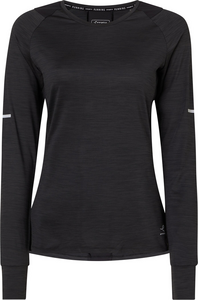 Energetics Da.-Langarmshirt Evii L/S W - melange/black/black