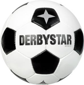 Derbystar Retro Tt V21 Fu�ball Weiss Schwarz