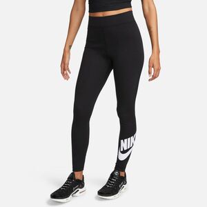 Nike Sportswear Classics Leggings mit hohem Bund und Grafik f�r Damen
