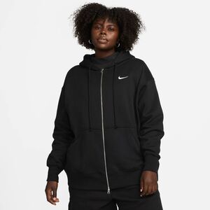 Nike Sportswear Phoenix Fleece Oversize-Damen-Hoodie Kapuze mit durchgehendem Rei�verschluss (gro�e Gr��e)