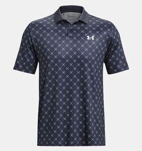 Under Armour Ua Perf 3.0 Printed Polo - downpour gray