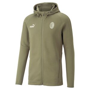 Puma Acm Casuals Hoody Jkt - dark green moss-spring moss