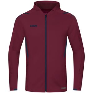 Jako Trainingsjacke Challenge Mit Kapuze - maroon/marine