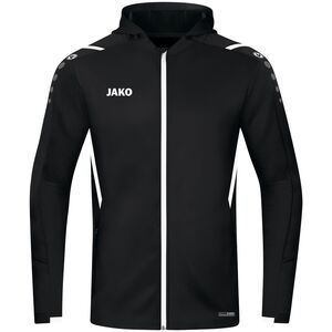 Jako Trainingsjacke Challenge Mit Kapuze - schwarz/wei�