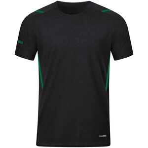 Jako T-Shirt Challenge - schwarz meliert/sportgrn