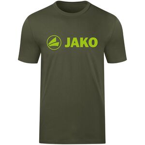 Jako T-Shirt Promo - khaki/neongr�n