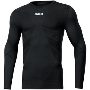 Jako Longsleeve Comfort Recycelt - schwarz