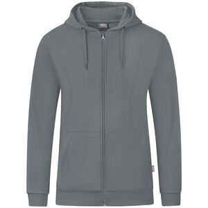 Jako Kapuzenjacke Organic - steingrau