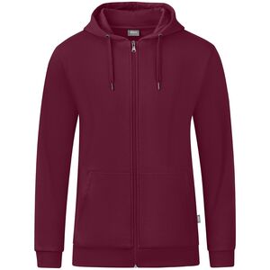 Jako Kapuzenjacke Organic - maroon