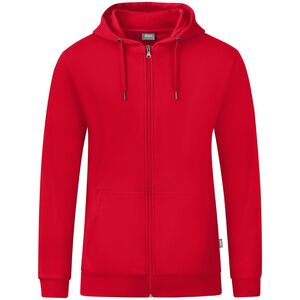Jako Kapuzenjacke Organic - rot