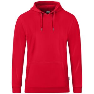 Jako Kapuzensweat Organic - rot