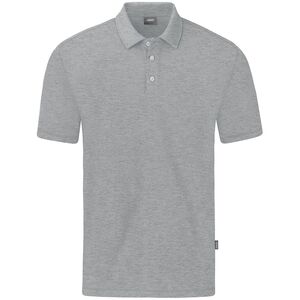 Jako Polo Organic Stretch - hellgrau meliert