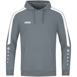 Jako Kapuzensweat Power - steingrau