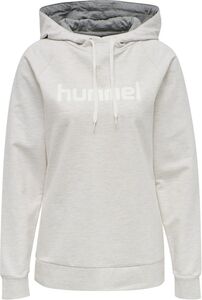 Hummel Hmlgo Cotton Logo Hoodie Woman - egret melange