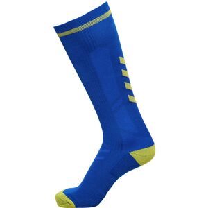 Hummel Elite Indoor Sock High - true blue/blazing yellow