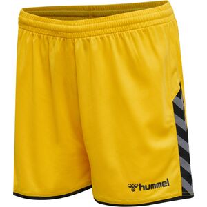 Hummel Hmlauthentic Poly Shorts Woman - sports yellow/black