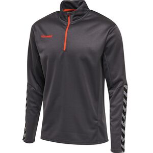 Hummel Hmlauthentic Kids Half Zip Sweatshi - asphalt