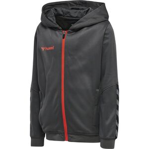 Hummel Hmlauthentic Kids Poly Zip Hoodie - asphalt