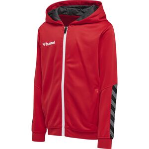 Hummel Hmlauthentic Kids Poly Zip Hoodie - true red