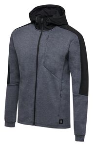 Hummel Hmltropper Zip Hoodie - black iris melange