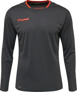 Hummel Hmlauthentic Poly Jersey L/S - asphalt