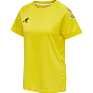Hummel Hmllead S/S Poly Jersey Women - blazing yellow