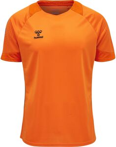 Hummel Hmllead S/S Poly Jersey - orange tiger