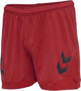 Hummel Hmllead Womens Poly Shorts - true red