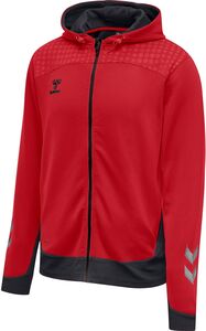 Hummel Hmllead Zip Poly Hoodie - true red