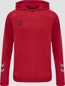 Hummel Hmllead Poly Hoodie - true red