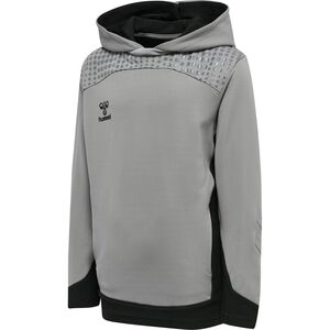 Hummel Hmllead Poly Hoodie Kids - grey melange