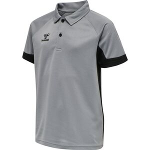 Hummel Hmllead Functional Kids Polo - grey melange
