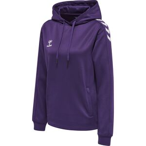 Hummel Hmlcore Xk Poly Sweat Hoodie Woman - acai/white