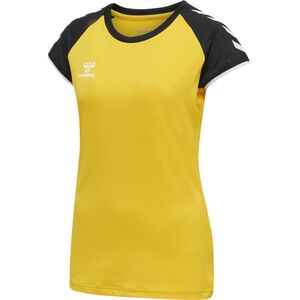 Hummel Hmlcore Volley Stretch Tee Wo - blazing yellow