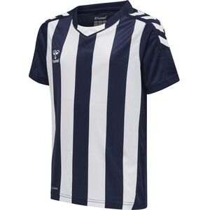Hummel Hmlcore Xk Striped Jersey Kids S/S - marine/white