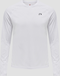 newline Men Core Running T-Shirt L/S - white