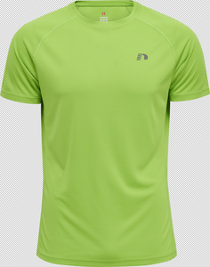 newline Men Core Running T-Shirt S/S - green flash