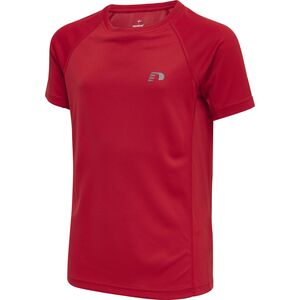 newline Kids Core Running T-Shirt S/S - tango red