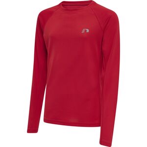 newline Kids Core Running T-Shirt L/S - tango red
