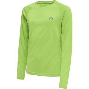 newline Kids Core Running T-Shirt L/S - green flash