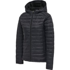 Hummel Hmlred Quilted Hood Jacket Woman - black